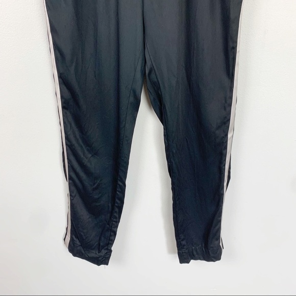 L'AGENCE Tuxedo Stripe Elastic Waist Pull On Joggers Pants Slim Leg Pockets XS - Picture 3 of 12